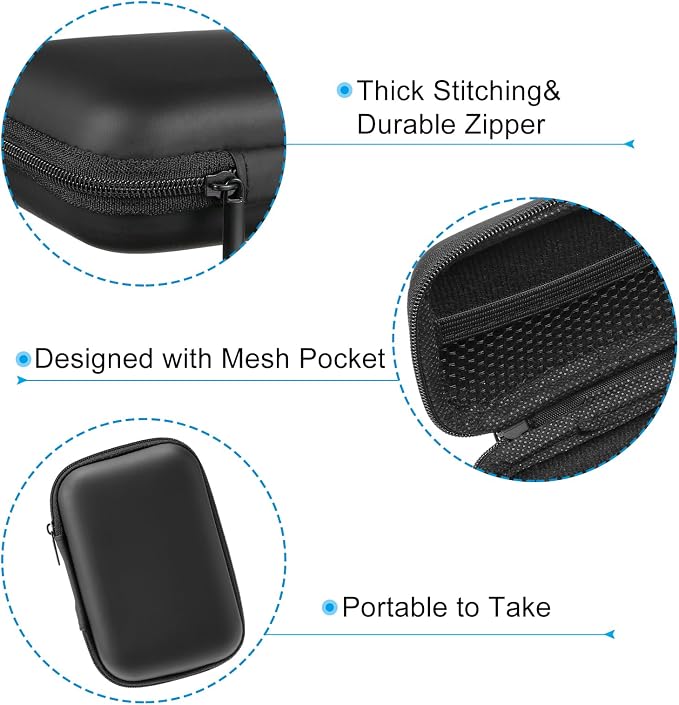 PATIKIL 4.33x3.15 Electronic Organizer Case, Charger Cord - Image 4