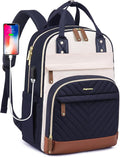 Laptop Backpack for Women, Fits 15.6 Inch Laptop Bag, Fashion Travel Work by BAGSWAN