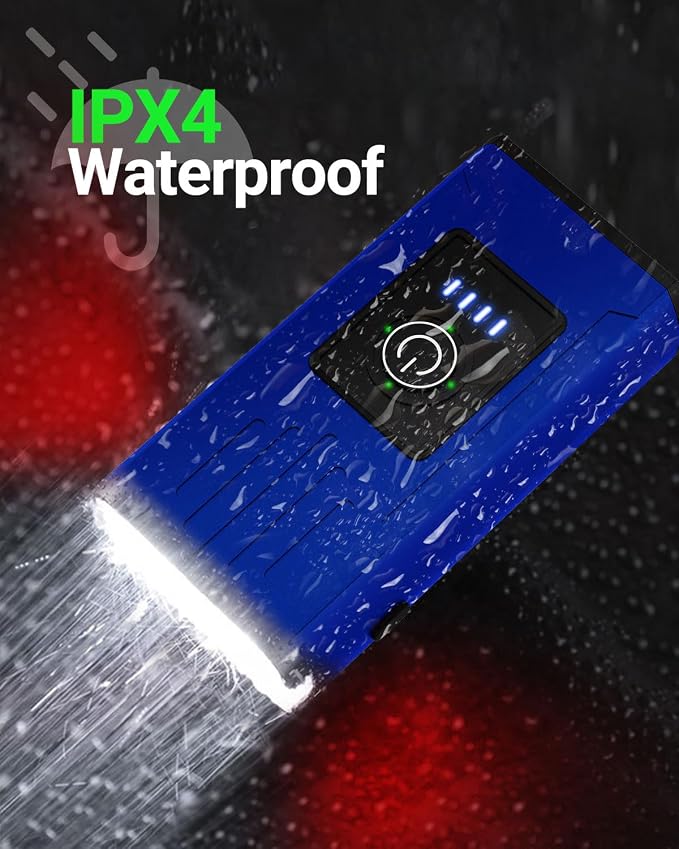 Victoper Bike Light, High Lumens Super Bright Bicycle Lite, 6+4 Modes USB - Image 7