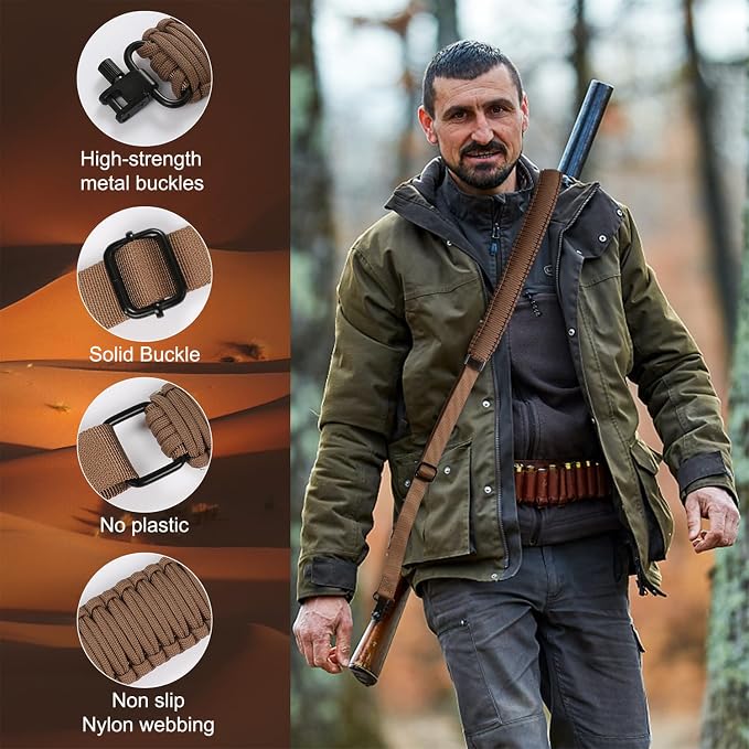 VVAAGG Two-Point Paracord Rifle Sling - Image 3