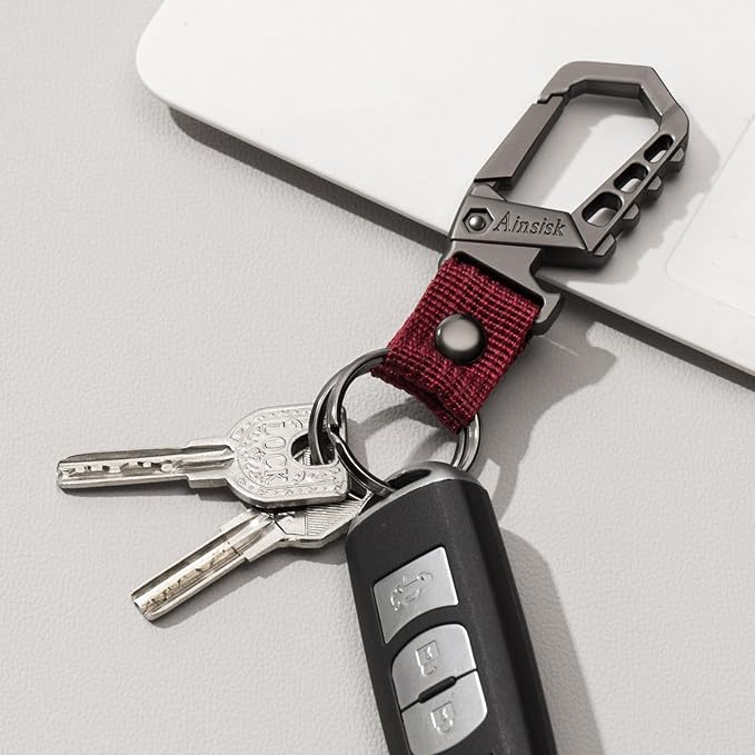 Heavy duty key chain, bottle opener function car keychains, versatile metal - Image 5
