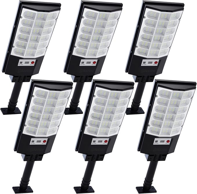 Solar Street Lights Outdoor, 2500LM Solar Security Lights by Unknown