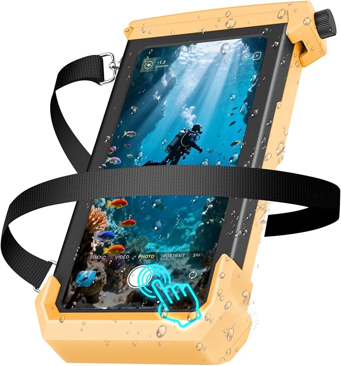 Underwater Phone Case for Snorkeling & Diving, IP68 Waterproof Case for Swimming by Transy