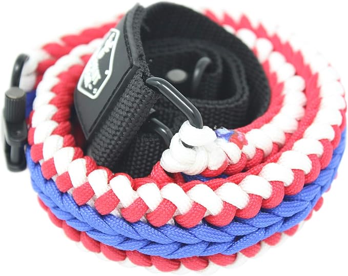 Extra Wide Gun Sling Paracord 550 Adjustable w/Swivels - Image 2