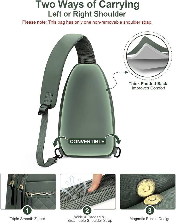Capolo Sling Bag for Women Men Waterproof Crossbody Bags for Women Trendy - Image 6