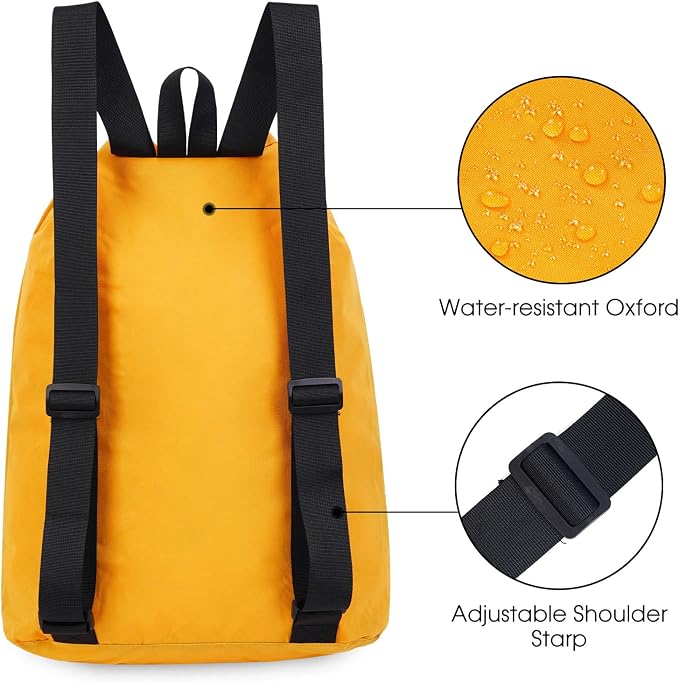 WANDF Swim Bag Mesh Drawstring Backpack Beach Backpack - Image 6