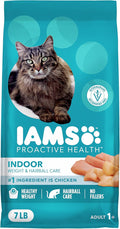 IAMS Proactive Health Dry Cat Food, Indoor Weight and Hairball Care Cat Food by IAMS