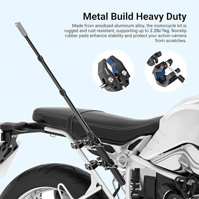 NEEWER Motorcycle Mount Accessories Kit Compatible - Image 6