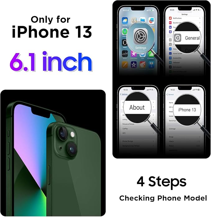 Temdan Compatible with iPhone 13 Case Waterproof, Built-in Screen & Camera - Image 7