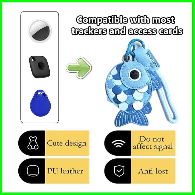 Leather Keychain Holder Case Compatible - Image 3