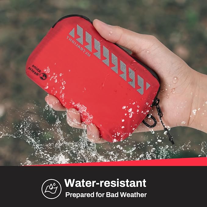 RHINO RESCUE EDC First Aid Kit for Travel, Mini Water-Resistant & Ultralight - Image 3