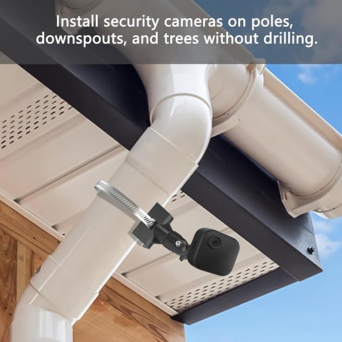 Universal Adjustable Stainless Mount Bracket Outdoor Security Camera 360 Degree - Image 7