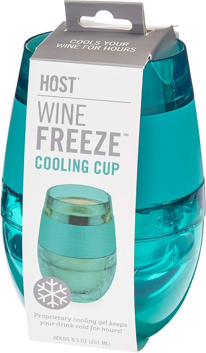 HOST Cooling Cup, Glasses for Red and White Wine, 8.5 oz, Translucent Green - Image 11