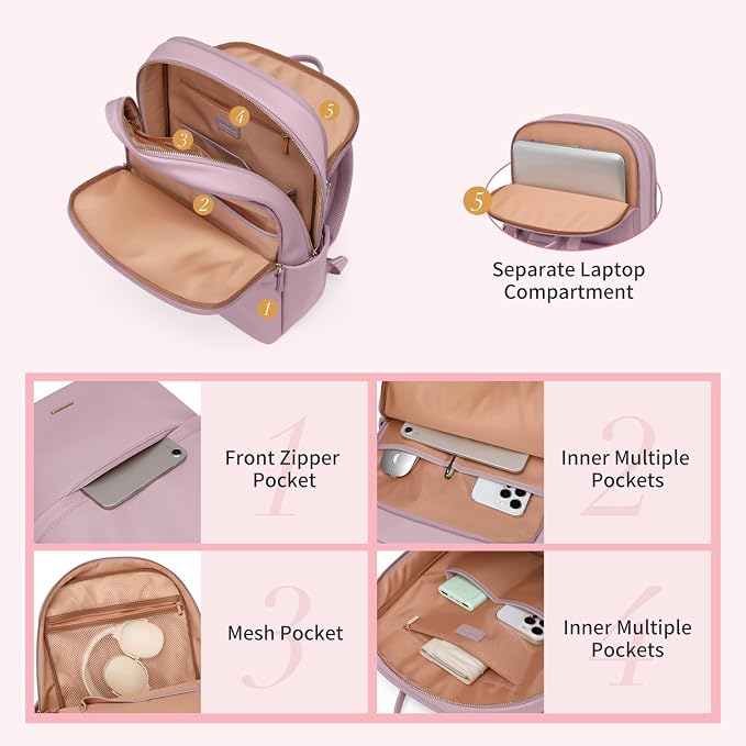 GOLF SUPAGS Women Laptop Backpack Casual Daypack - Image 2