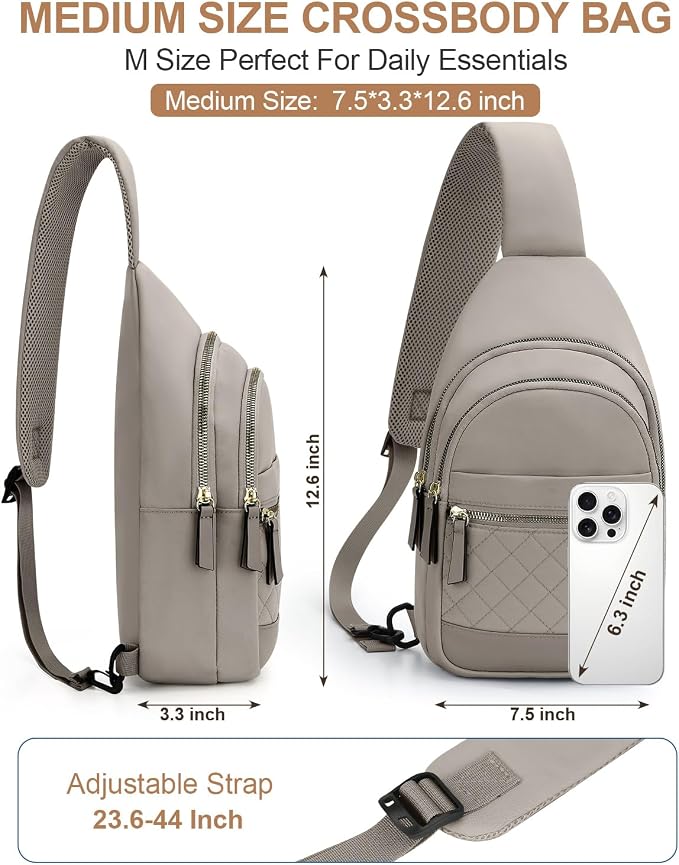Capolo Sling Bag for Women Men Waterproof Crossbody Bags for Women Trendy - Image 3