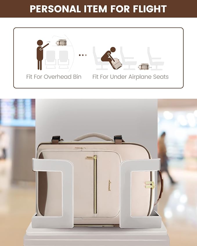 LOVEVOOK Travel Backpack for Women & Men 40L, Airline Approved Carry On - Image 4