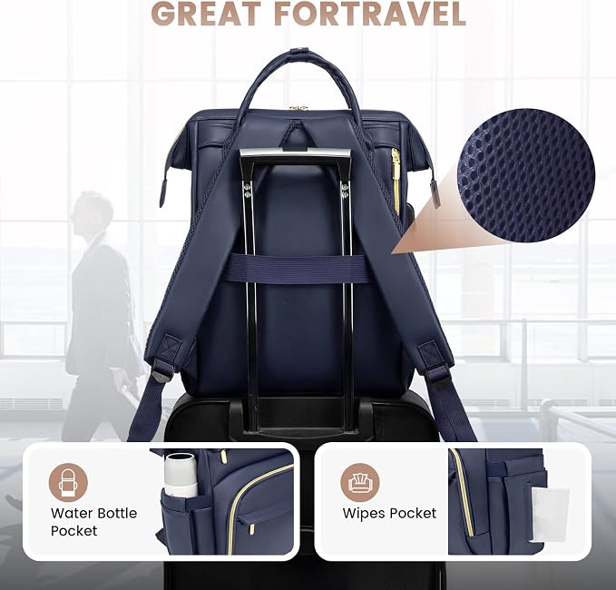 LOVEVOOK Leather Laptop Backpack - Image 5