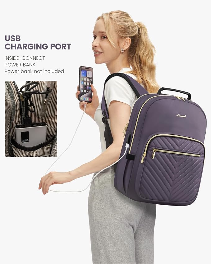 LOVEVOOK Laptop Backpack Purse for Women, Large Capacity Travel Business - Image 5