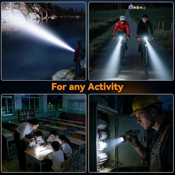 BESTSUN LED Flashlight 2 Pack, High Lumens Small Tactical Flashlights - Image 7