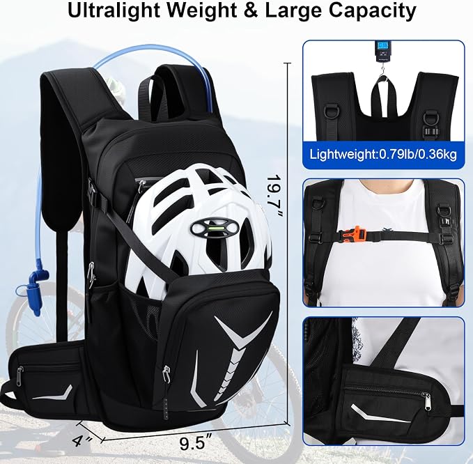 Insulated Hydration Backpack - 18L Leak-Proof Hiking Daypack - Image 5