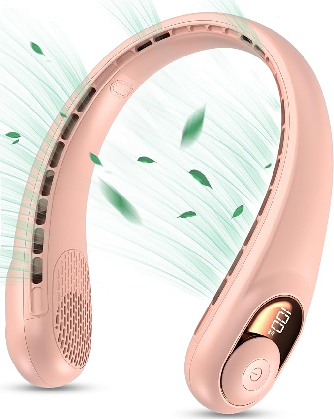KIDEE Portable Neck Fan, Neck Fans Rechargeable by KIDEE