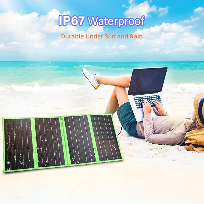 New Tech 60W Portable Solar Panel Charger - Image 7