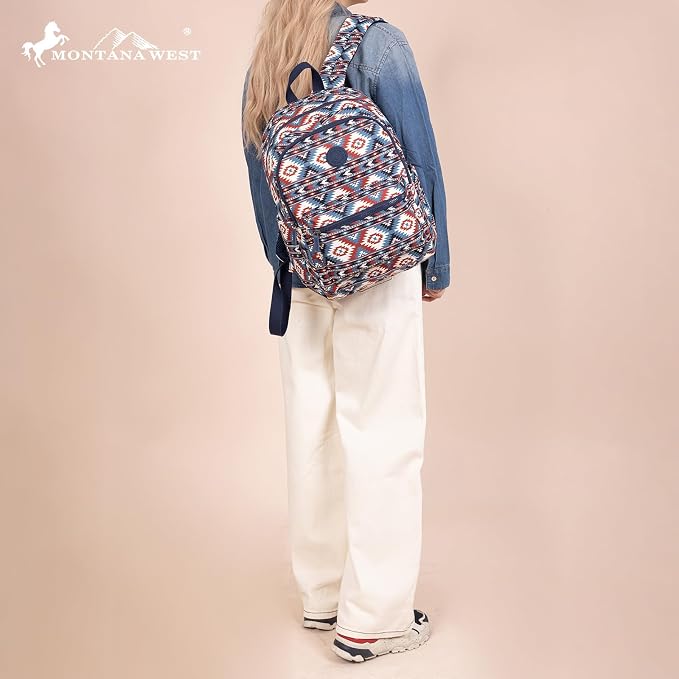 Montana West Backpack for Women Western Travel Backpack Purse Casual Daypack - Image 2