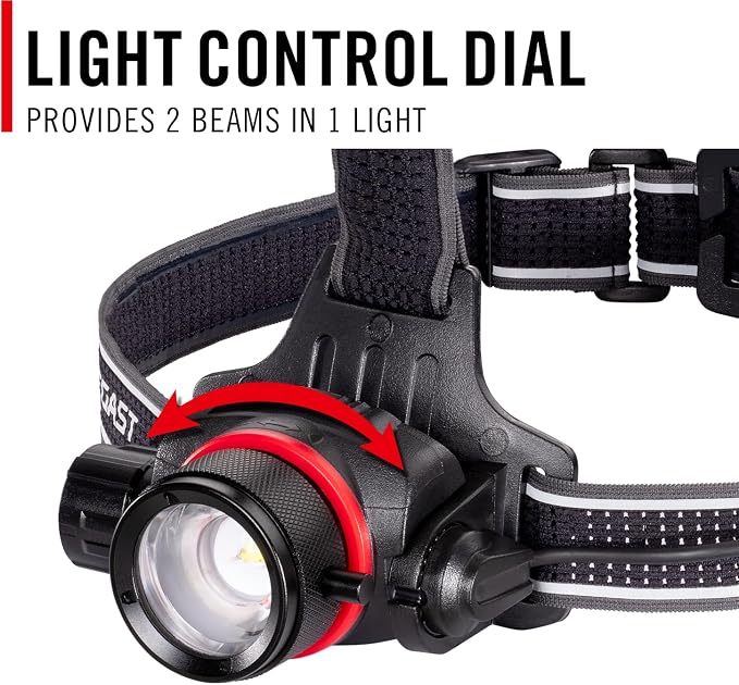 COAST HL8R 2000 Lumen Rechargeable PURE BEAM Focusing LED Headlamp - Image 8
