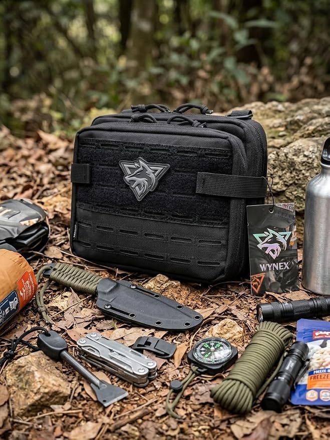 WYNEX Tactical Molle Admin Pouch of Double Layer Design, Admin Pouches Molle - Image 6