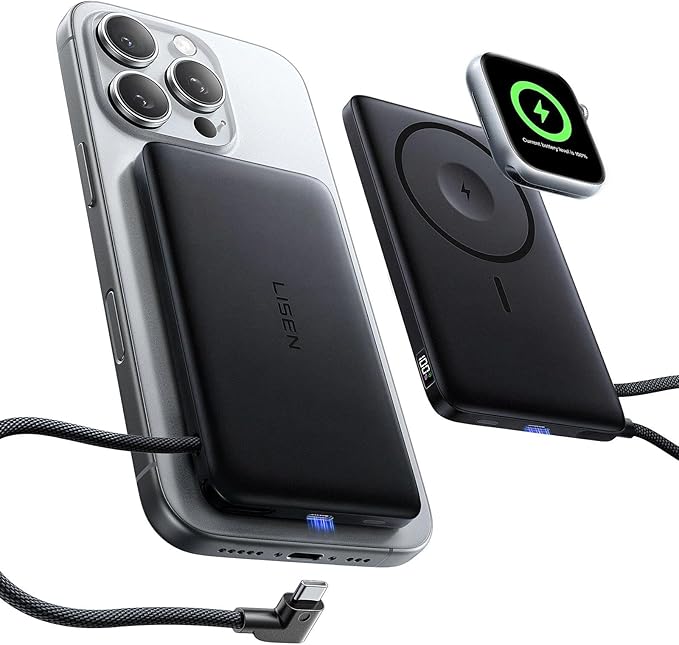 LISEN 0.5'' Ultra Slim MagSafe Power Bank by Lisen