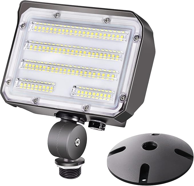 30W LED Flood Light with Knuckle, Outdoor Security Fixture Light with by SZGMJIA
