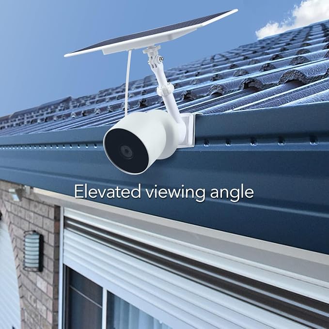 Wasserstein Gutter Mount for Google Nest Cam & Solar Panel - Image 3