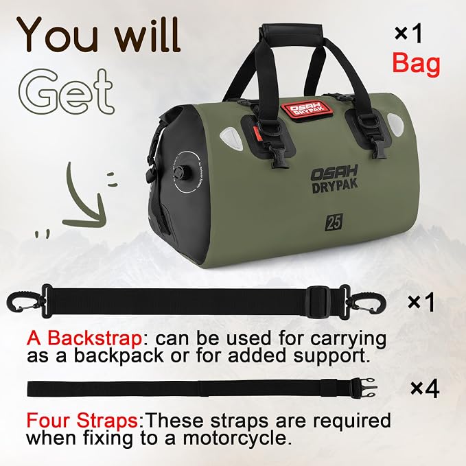 OSAH DRYPAK Waterproof Duffel Bag - Image 8