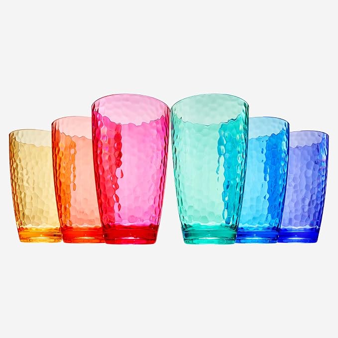 Khen Iceberg Plastic Reusable Drinking Glasses Restaurant Cups Style 19 oz - Image 2