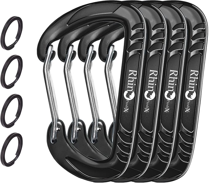 Rhino Produxs 12kN Heavy Duty Carabiner Clips, by Rhino+Produxs