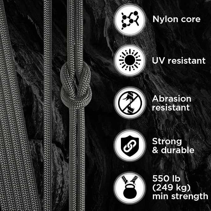 TECEUM 5/32" Paracord Rope 1000 – 1000ft / 200ft / 100ft / 50ft – Tactical - Image 3