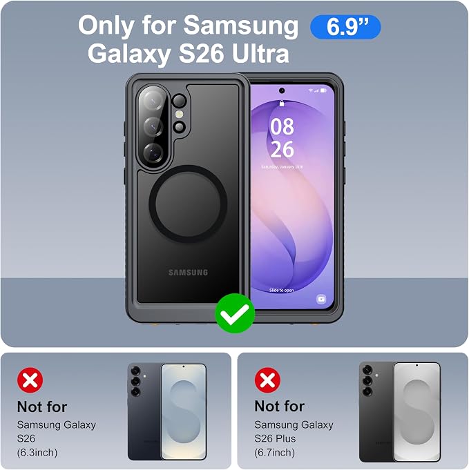 ANTSHARE IP68 Waterproof Case for Samsung Galaxy S26 Ultra - Image 2