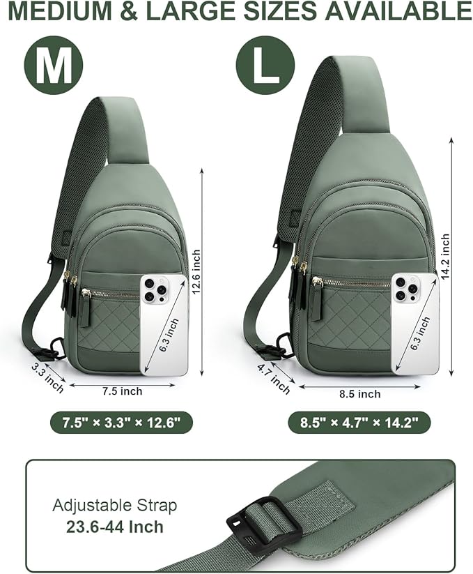 Capolo Sling Bag for Women Men Waterproof Crossbody Bags for Women Trendy - Image 3