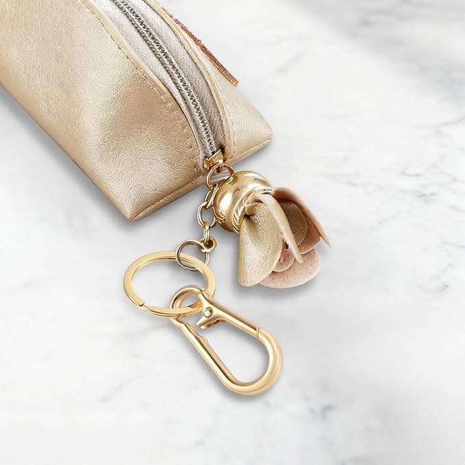 2pcs Metal Keychain Rings, Sturdy Key Chain Ring Carabiner Clip, Key Holder - Image 2