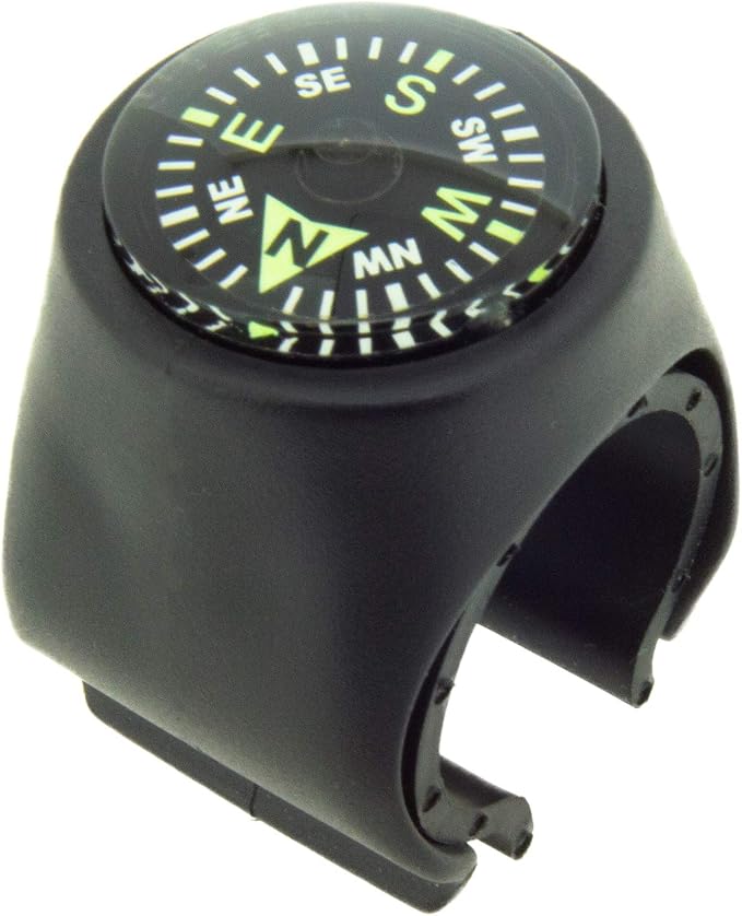 Sun Company Clip-On Compass for Bikes | Handlebar Compass for Bicycle, by SunCompany