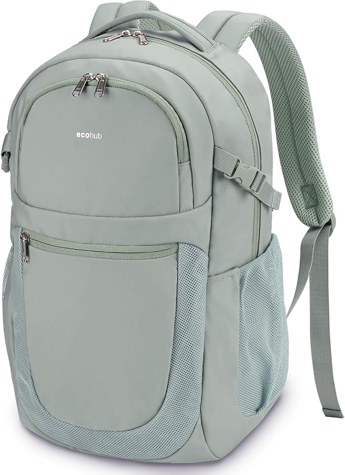 ECOHUB Travel Backpack for Women, 17.3 inch Suspended Laptop Backpack, Fashion by ECOHUB