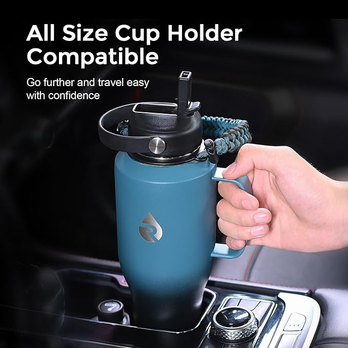 RAYMYLO Insulated Water Bottle 40oz, Stainless Steel Water Bottle - Image 6