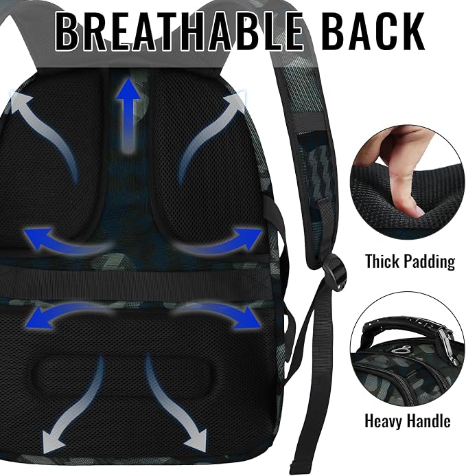 YOREPEK Large Backpack for Men, Extra Large Laptop Backpacks for Men Women - Image 3