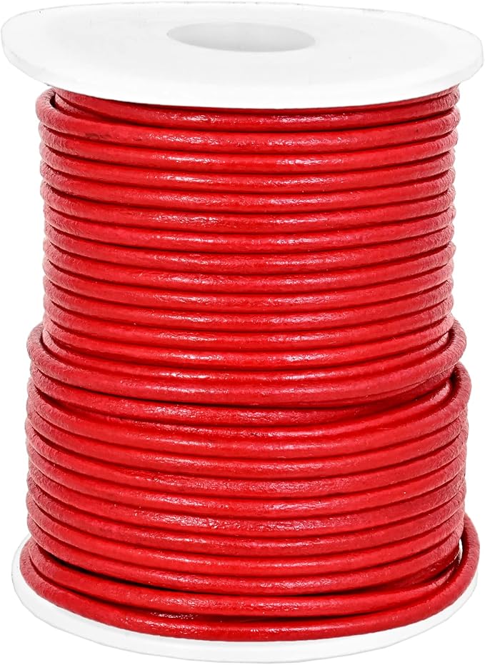 GENIQUE Real/Genuine Round Leather String Cord - Image 2