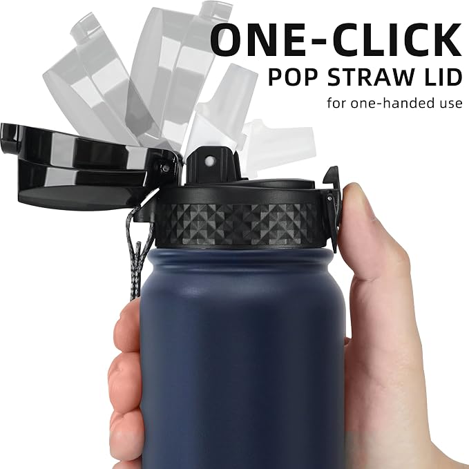 Fanhaw 20 oz Insulated Stainless Steel Water Bottle - Image 2