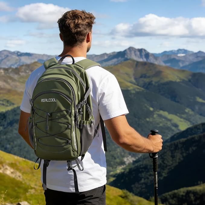 RealCool Hiking Backpack for Men Women, 20L Lightweight Waterproof Travel - Image 6