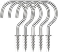 Cup Screw Hooks, 1 inch Metal Screw in Ceiling Hooks 100 Pack Plant Hanger Wind by DRTDERUITAI