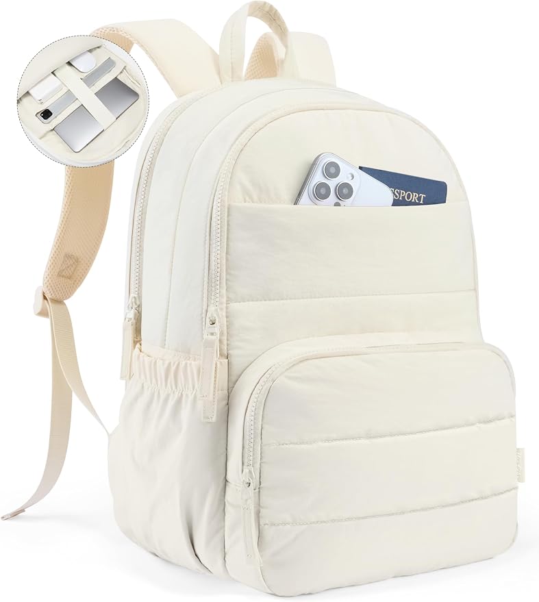 Uselike Travel Backpack for Women, 15.6 Inch Laptop Backpack, Quilted College by Uselike
