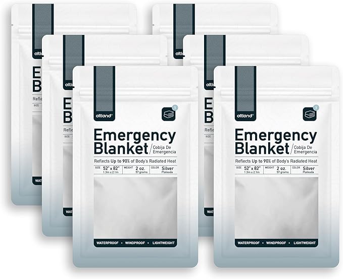 Altland 6 Pack of Emergency Blankets by Altland