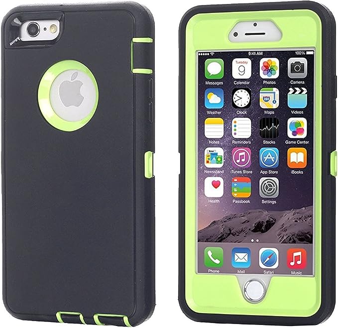 iPhone 6 Case, iPhone 6S Case AICase® Built-in Screen Protector Tough 3 in 1 by AICase